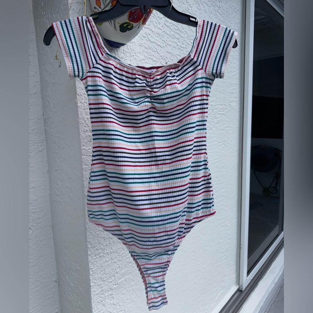 Love, Fire Multicolor Striped Top